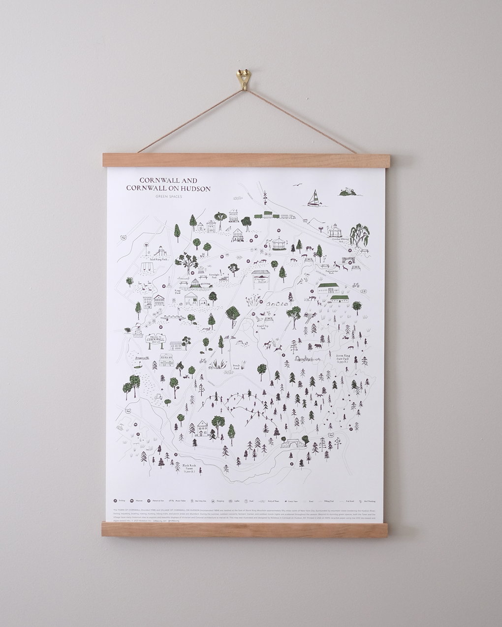 Cornwall Green Spaces Map